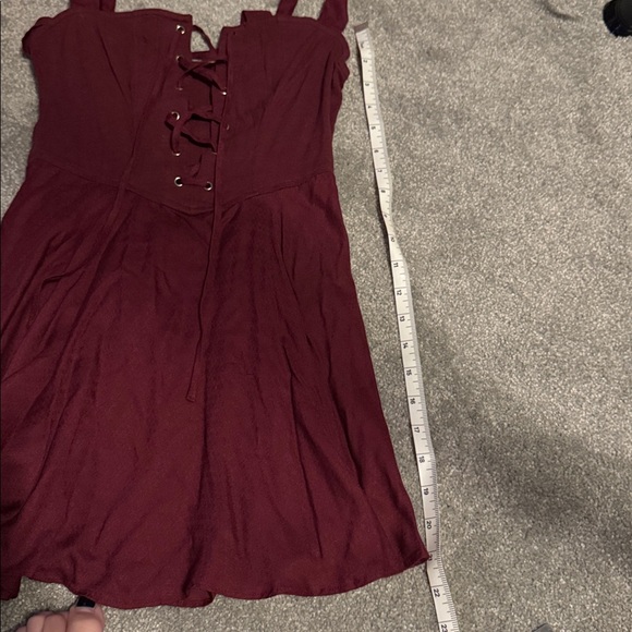 Burgundy Baby doll shirt - Picture 5 of 6